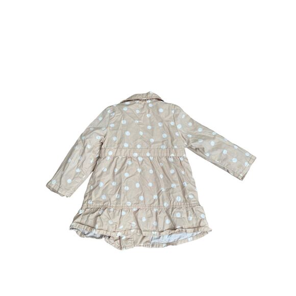 Classic Oshkosh Tan with White Polka Dot Light Jacket #polkadots #jacket - Picture 3 of 6